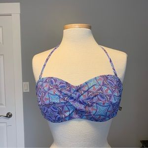 La Vie En Rose Aqua Mermaid Print Bikini Size Medium